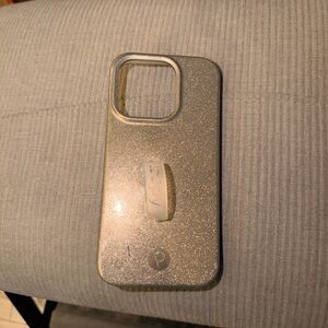 Loopy Case Sparkling Gold Phone Case for iPhone 15 Pro